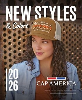Cap America 2026 *New Styles* catalog cover