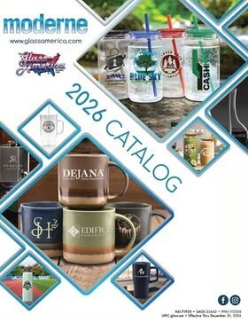 Glass America 2026 Drinkware catalog cover