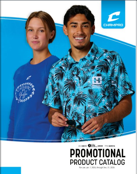 Champro Promo 2026 catalog cover